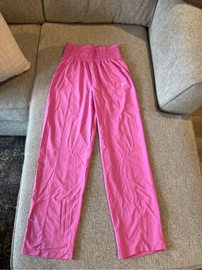 Nike woman  Hot Pink Elastic Waist Joggers